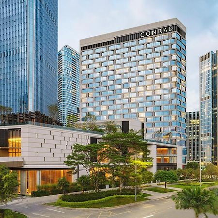Conrad Shenzhen, The First Art Museum Hotel In Greater Bay Area With The Stunning Bay And Sunset View In The Hotel Terrace Exterior foto